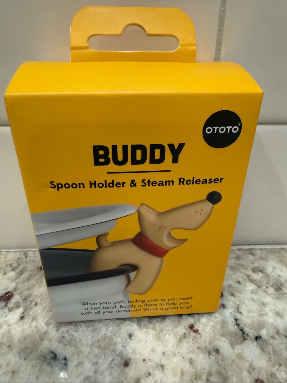 3/$15* Buddy “Paw-fecf” Spoon Holder & Steam Releaser - by OTOTO - New in Box